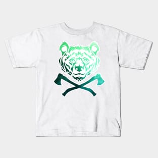 Misty Bear Morning Kids T-Shirt